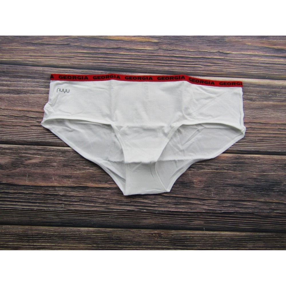 NUYU NEW Womens Size XL White Georgia University Bulldogs Undies‎ Panties